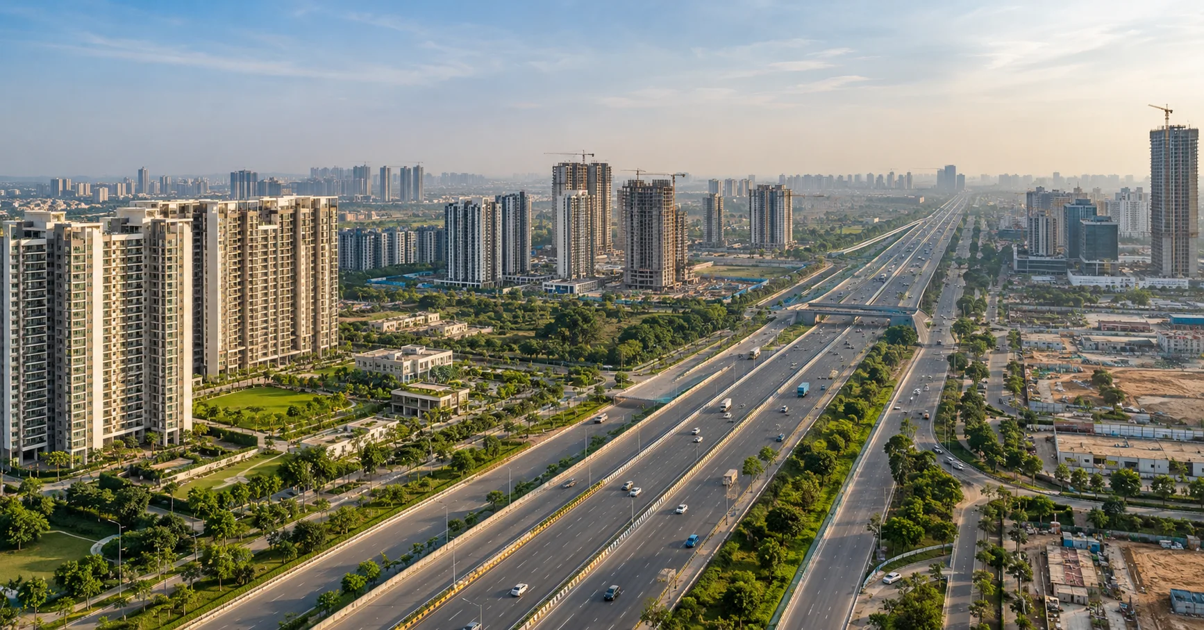 Dwarka Expressway residential development corridor in Gurugram Dwarka Expressway residential development corridor in Gurugram