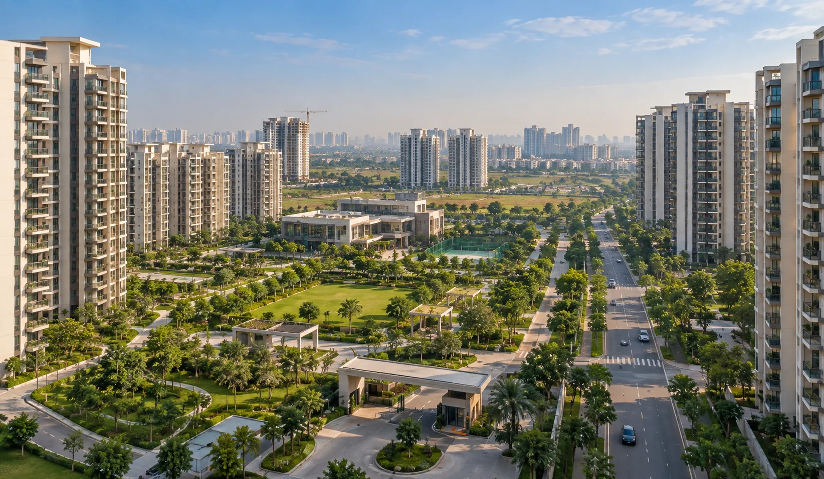 Modern residential developments in New Gurgaon sectors 80 to 90 Modern residential developments in New Gurgaon sectors 80 to 90